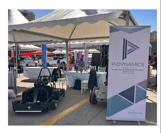 P-Dynamics E-Kart at public exhibition
